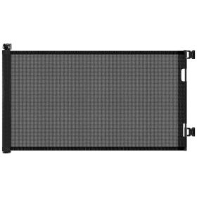 Retractable Baby Gate, Mesh Dog Gate for Doorways, Extends up to 120" Wide, 33" Tall Child Safety Gate for Doorways, Indoor & Outdoors, Stairs