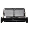 VEVOR 42 Inch Lawn Sweeper Tow Behind, 12 cu.ft. Large Pull Behind Grass Sweeper, Heavy Duty Leaf & Grass Collector with Dumping Rope Design