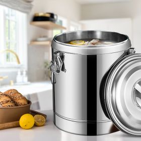 SOGA 12L Stainless Steel Insulated Stock Pot Dispenser Hot and Cold with Tap