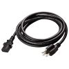5 Core AC Power Extension Cord 10Ft 3 Prong Adapter 16AWG/2C 125V 13A US Polarized Male to Female - PC 1002