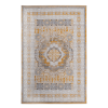 LOOM & LUXE Collection 5X7 Cream/Ivory /Medallion Non-Shedding Living Room Bedroom Dining Home Office Stylish and Stain Resistant Area Rug