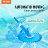 VEVOR Automatic Suction Pool Cleaner, Low Noise Pool Vacuum Cleaner with Extra Diaphragm, 10 x 32 in Hoses & 36-Fin Disc