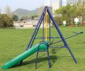 Metal Swing Set w/ Slide