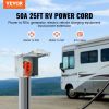 VEVOR 25ft RV Extension Cord Power Cord 50Amp NEMA 14-50R/NEMA 14-50P ETL Listed
