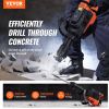 VEVOR Demolition Jack Hammer, 3500W Jack Hammer Concrete Breaker, 2pcs Chisel with Gloves & 360°C Swiveling Front Handle for Trenching