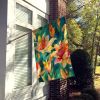 Lilies in Watercolor House Flag Large Porch Sleeve Pole Decorative Outside Yard Banner Artwork Wall Hanging, Polyester, House Size, Multicolor