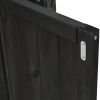 Outdoor Kitchen Island Fir Wood Kitchen Island with Stainless Steel Top, Ample Storage Space, Towel and Spice Racks and a Bottle Opener for Outdoor