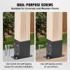 VEVOR 4 Pack 4x4 Post Base Brackets Heavy Duty Wood Post Fence Post Anchor