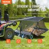 VEVOR 42 Inch Lawn Sweeper Tow Behind, 12 cu.ft. Large Pull Behind Grass Sweeper, Heavy Duty Leaf & Grass Collector with Dumping Rope Design