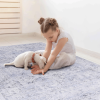 LOOM & LUXE 2'6''x10' Runner, Washable Rug, Low-Pile, Non-Slip, Non-Shedding, Foldable, Kid & Pet Friendly - Area Rugs for living room, bedroom