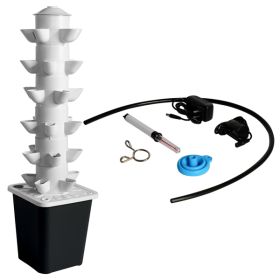 Black Hydroponic Planting System (Option: Black white)