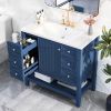 36" Bathroom Vanity with Sink Combo, One Cabinet and Three Drawers, Solid Wood and MDF Board