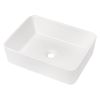 Ceramic Rectangular Vessel Bathroom Sink