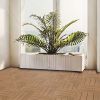 Plastic Composite Deck Tiles Set of 35pcs, Composite Decking Resist Rust, Water, Weather, Indoor&Outdoor, Easy to DIY & Maintain, Ideal for Patios